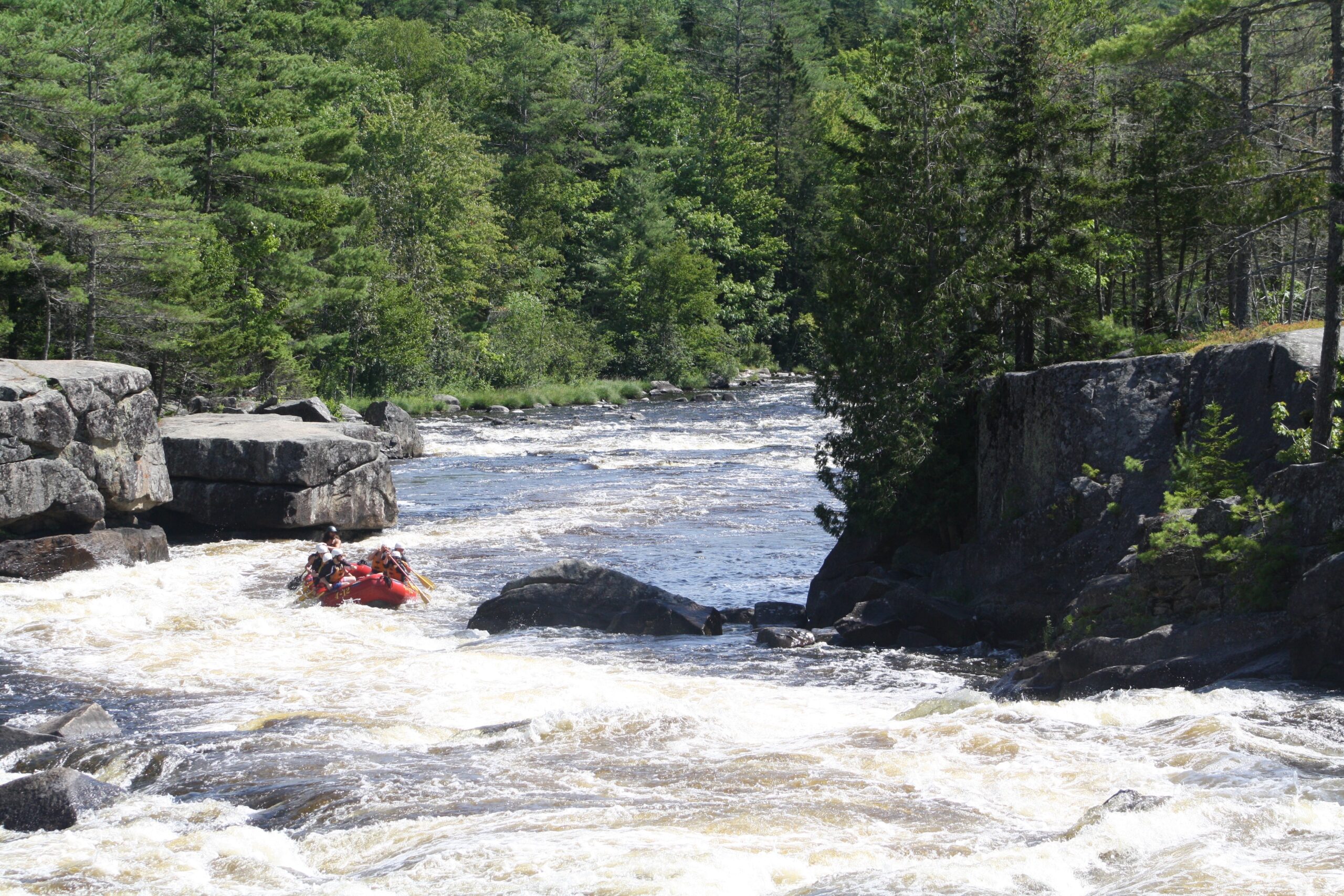 when is whitewater rafting season in Maine?