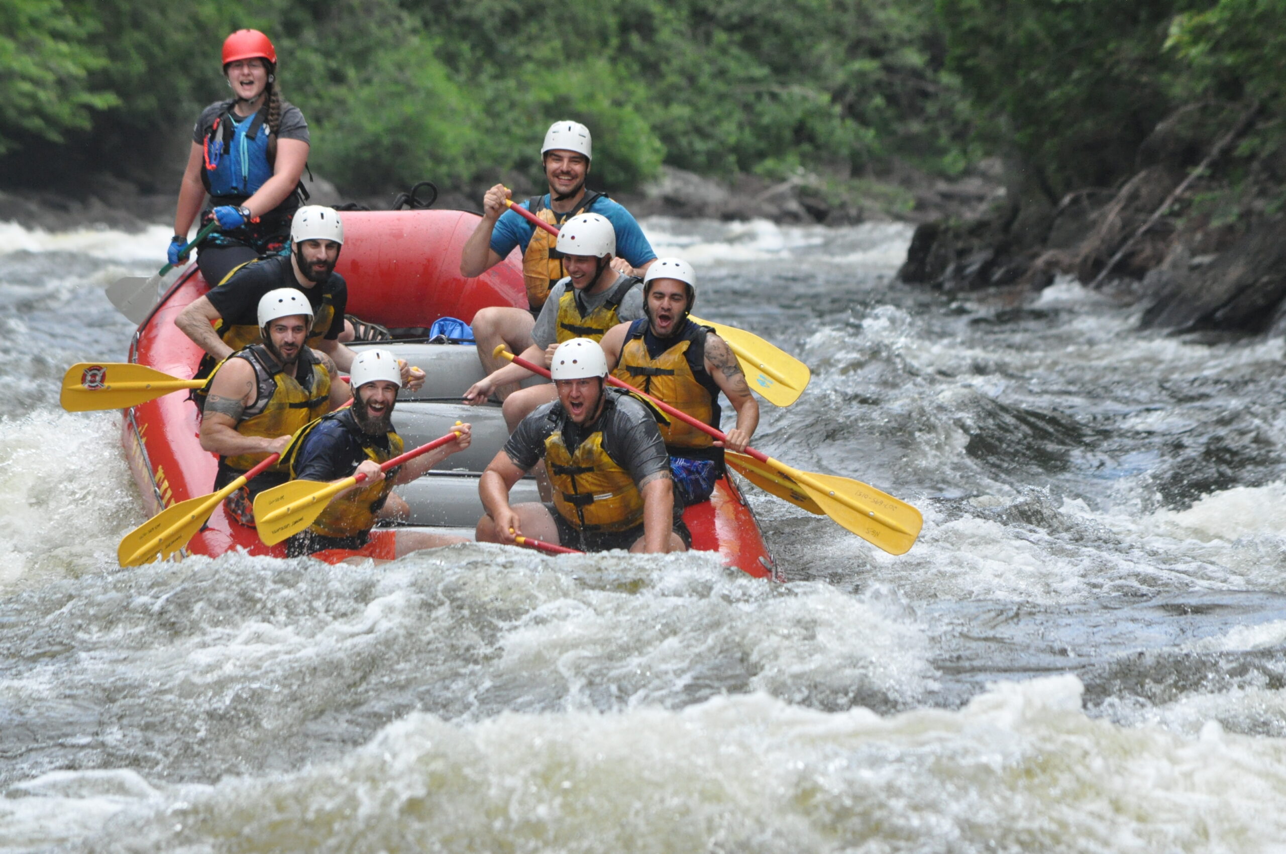kennebec river rafting map