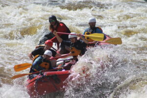 what to expect whitewater rafting in Maine