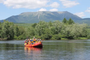 when is whitewater rafting season in Maine?