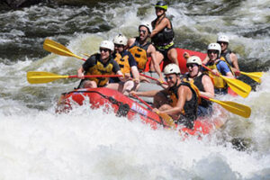 White water rafting in Maine 