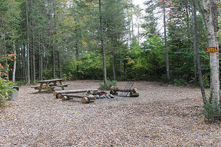 Group Yurt Campsite in Maine