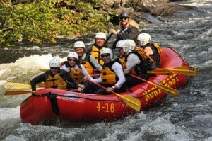 Whitewater rafting in Maine